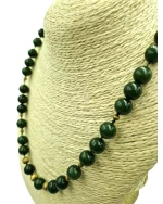 Κολιέ με jade και χρυσό 14K vintage - Image 2