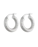 Σκουλαρίκια κρίκοι ασημένια - Image 2