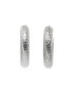 Σκουλαρίκια κρίκοι ασημένια - Image 4