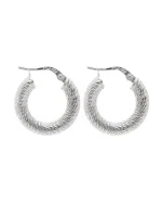 Σκουλαρίκια κρίκοι ασημένια