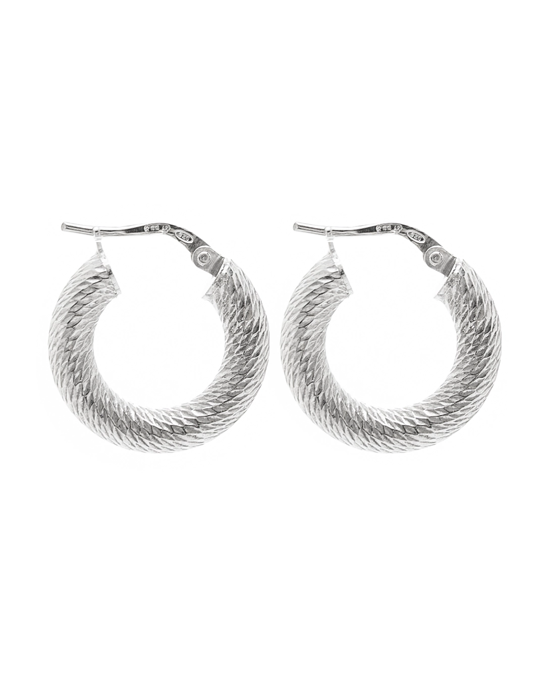 AN22271d Σκουλαρίκια κρίκοι ασημένια - Image 1