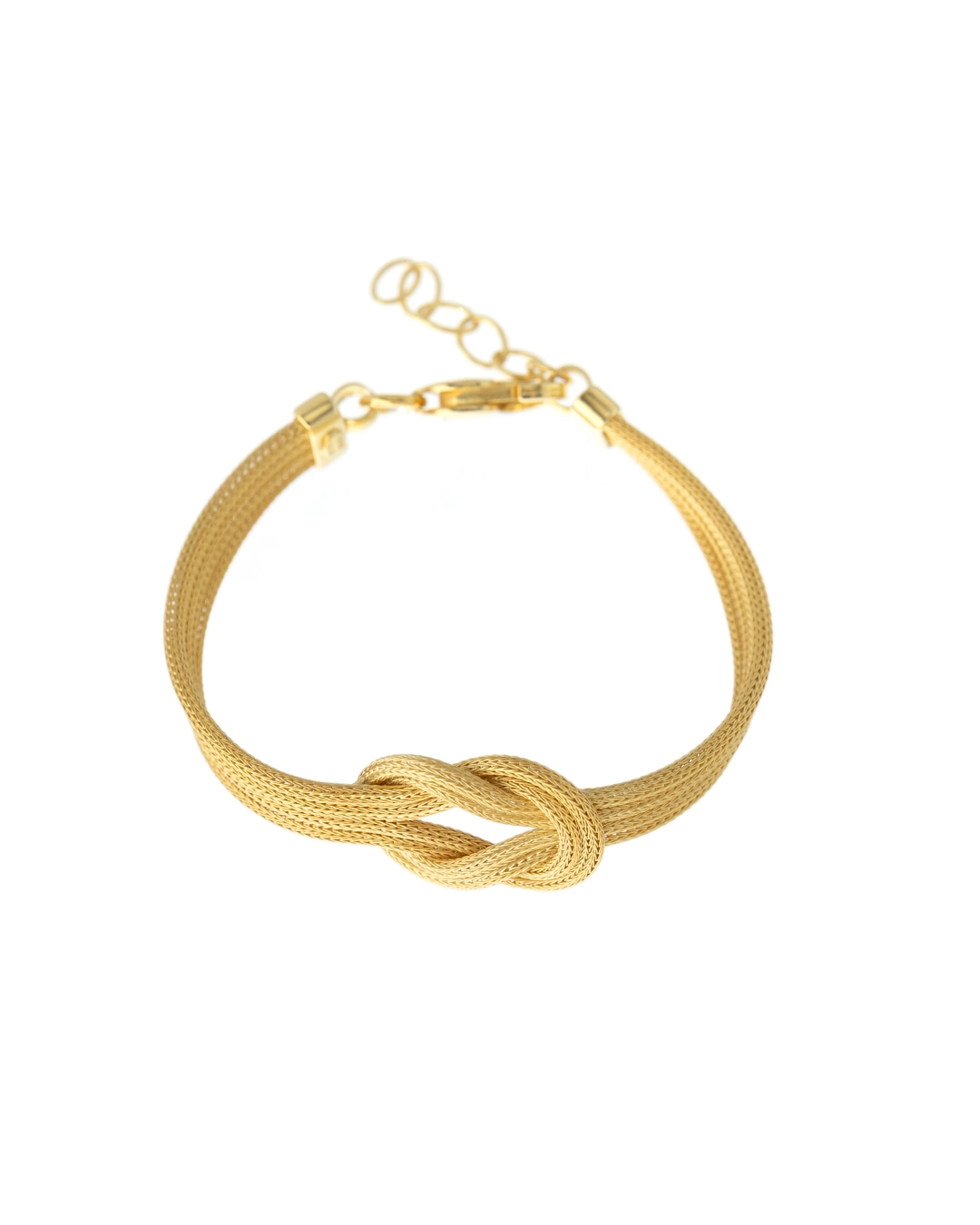 AN22287a.webp Βραχιόλι ασημένιο-επιχρυσωμένο mesh - Image 1