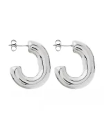 Σκουλαρίκια κρίκοι ασημένιοι