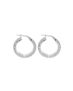 Σκουλαρίκια κρίκοι ασημένια - Image 2