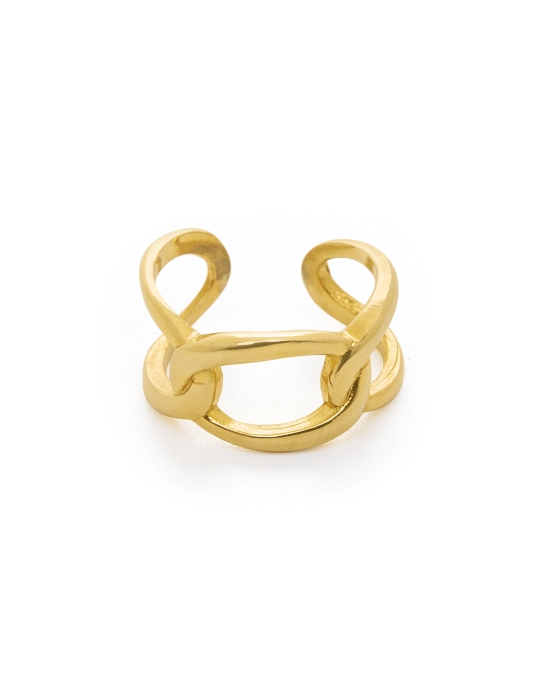 AN22311a.webp Δαχτυλίδι ασημένιο-επιχρυσωμένο - Image 1