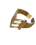 Δαχτυλίδι χειροποίητο επίχρυσο - Image 3