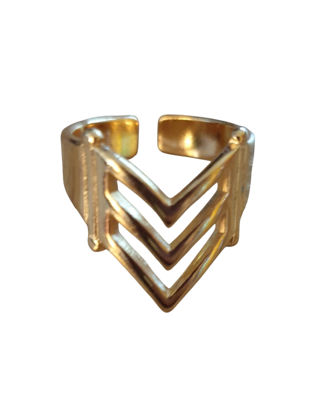 an.20478 (4) Δαχτυλίδι χειροποίητο επίχρυσο - Image 1