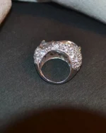 Δαχτυλίδι ασημένιο μέ ζιργκόν - Image 4