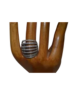 Δαχτυλίδι ασημένιο μέ ζιρκόν - Image 3