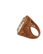 Δαχτυλίδι ασημένιο-επιχρυσωμένο “fusion” - Image 3