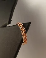 Δαχτυλίδι ασημένιο-επιχρυσωμένο - Image 2