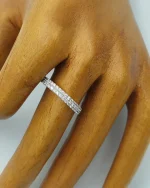 Δαχτυλίδι ασημένιο με ζιρκόν