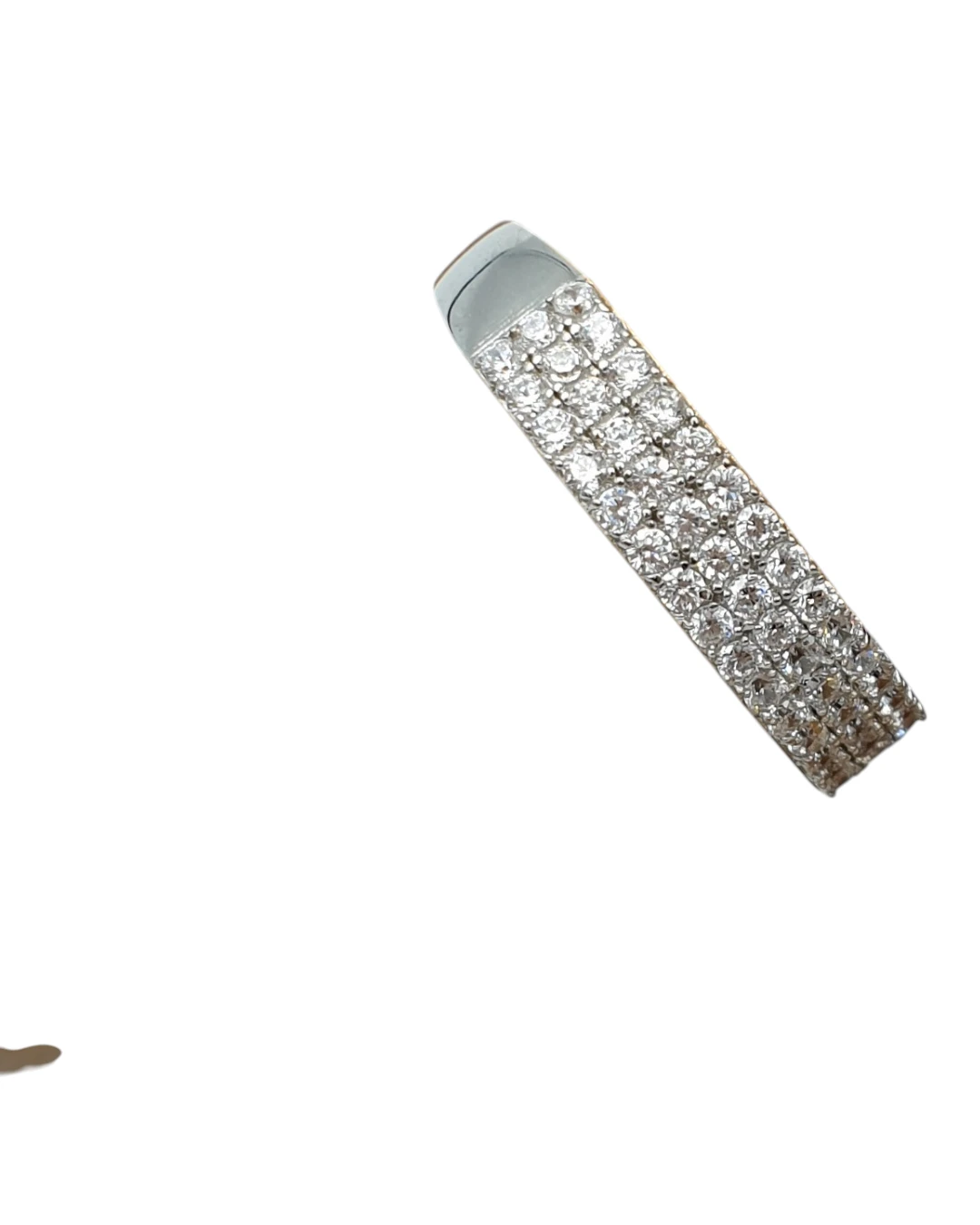 an.2007-2 Δαχτυλίδι ασημένιο μέ ζιρκόν - Image 1