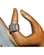 Δαχτυλίδι vintage ασημένιο μέ ζιργκόν