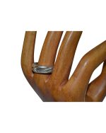 Δαχτυλίδι ασημένιο μέ ζιρκόν vintage - Image 2