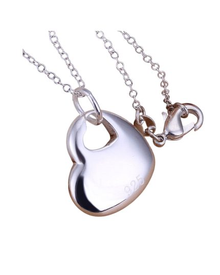 Μενταγιόν καρδούλα επάργυρη