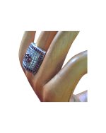 Δαχτυλίδι ασημένιο μέ ζιρκόν vintage - Image 3