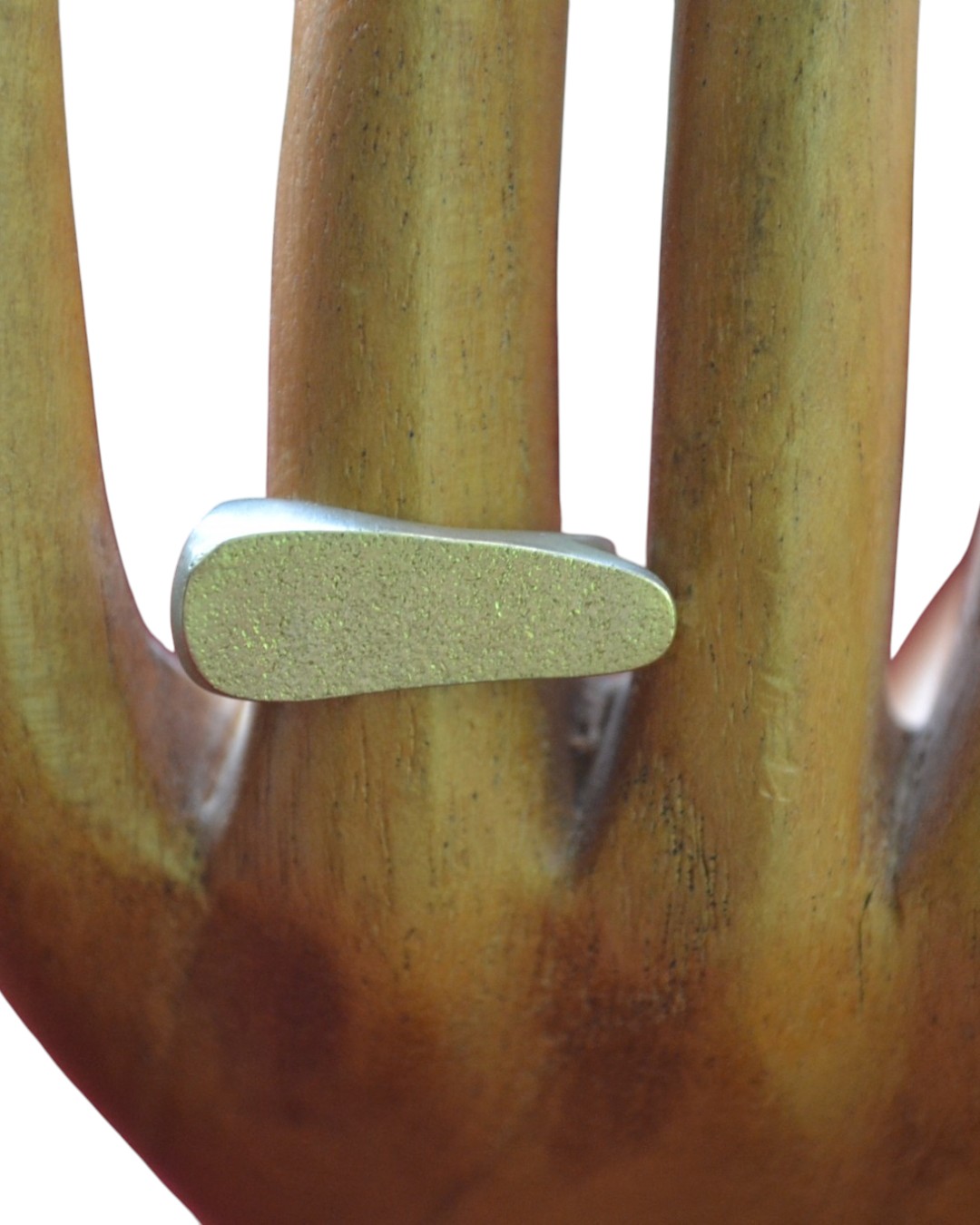 an.1127 Δαχτυλίδι ασημένιο μέ επίχρυση επιφάνεια vintage - Image 1