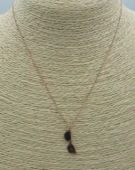 Μενταγιόν ασημένιο-επιχρυσωμένο “γυαλιά ηλίου” - Image 2