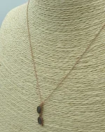 Μενταγιόν ασημένιο-επιχρυσωμένο “γυαλιά ηλίου” - Image 3