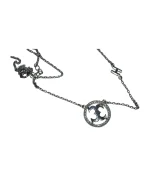 Κολιέ-μενταγιόν ασημένιο μέ ζιρκόν - Image 3