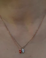 Μενταγιόν ασημένιο “ματάκι”