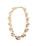 Κολιέ χειροποίητο από ασήμι επιχρυσωμένο vintage