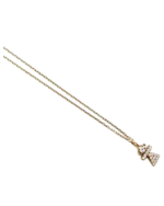 Κολιέ ασημένιο επιχρυσωμένο με ζιργκόν - Image 2