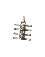 Μενταγιόν ατσάλινο COMETE gioielli με ζιρκόν