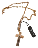 Μενταγιόν-σταυρός ατσάλινος COMETE gioielli με ζιρκόν