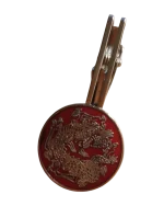 Κλίπ γραβάτας ή και καρφίτσα πέτου από Κίνα με σμάλτο vintage