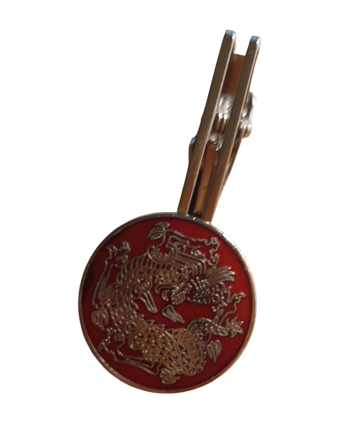 an.20122 Κλίπ γραβάτας ή και καρφίτσα πέτου από Κίνα με σμάλτο vintage - Image 1