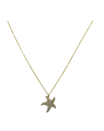 Μενταγιόν ασημένιο-επιχρυσωμένο με ζιρκόν “αστερίας” - Image 3