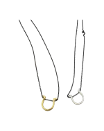 Κολιέ-μενταγιόν ασημένιο “πέταλο”