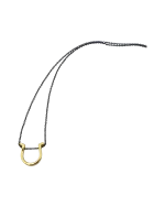 Κολιέ-μενταγιόν ασημένιο “πέταλο” - Image 2