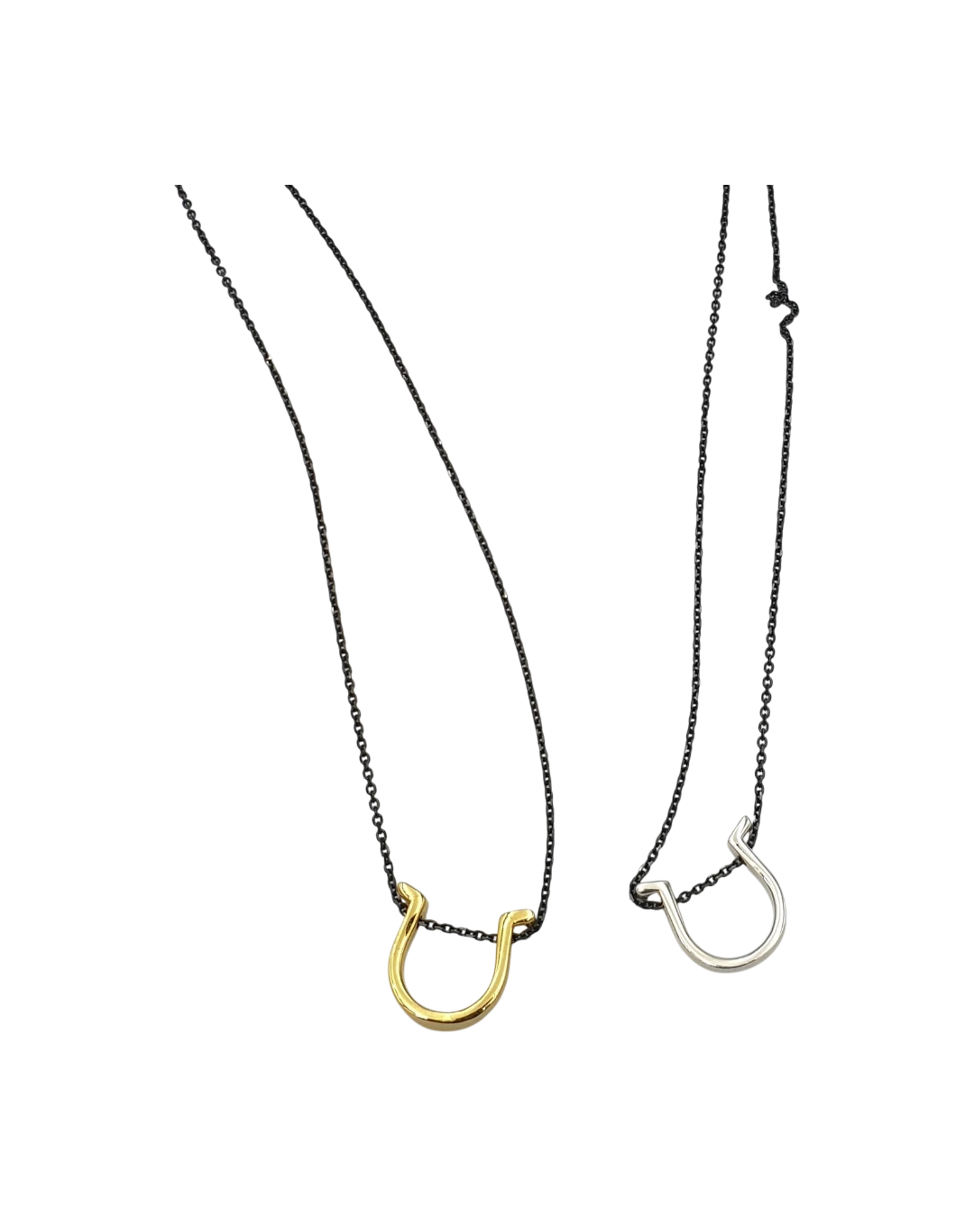 an.20637 Κολιέ-μενταγιόν ασημένιο “πέταλο” - Image 1