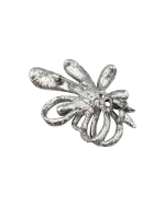 Καρφίτσα σε στύλ ρετρό με μαύρα κρύσταλλα - Image 3