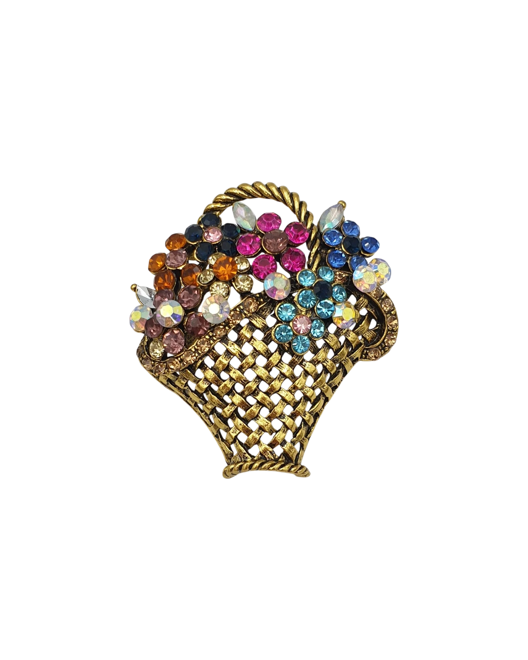 an.20801 Καρφίτσα σε ρετρό στύλ με κρύσταλλα - Image 1