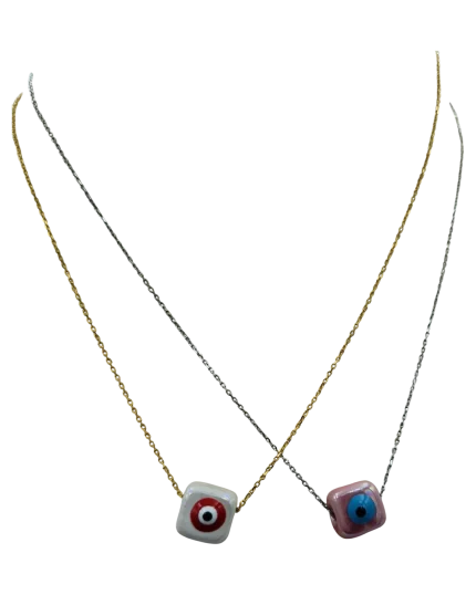 Μενταγιόν κεραμικό ματάκι