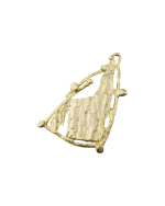 Καρφίτσα χειροποίητη επίχρυση