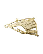 Καρφίτσα χειροποίητη επίχρυση - Image 2