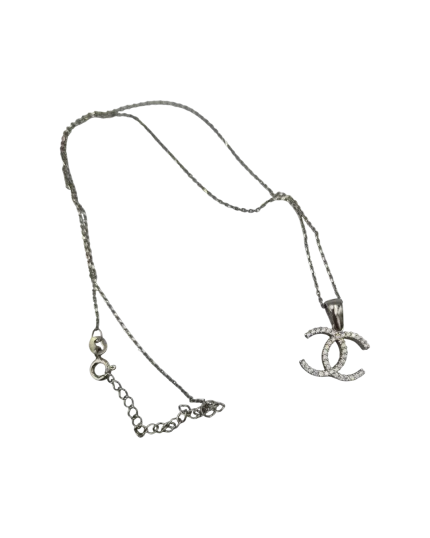 Μενταγιόν ασημένιο με ζιρκόν