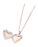 Μενταγιόν καρδούλα που ανοίγει ατσάλινη - Image 3