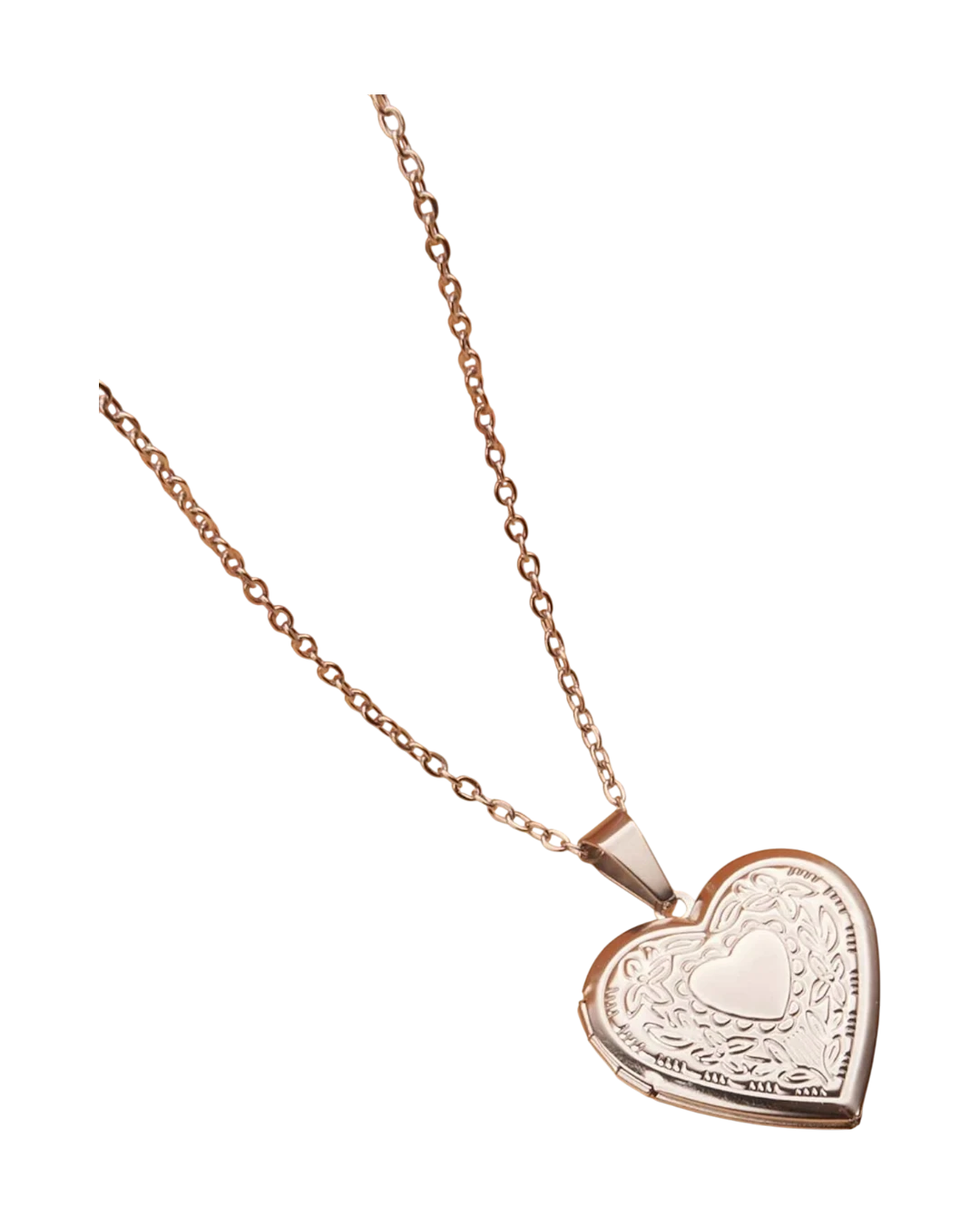 an.21003 Μενταγιόν καρδούλα που ανοίγει ατσάλινη - Image 1