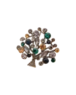 Καρφίτσα σε στύλ ρετρό με κρύσταλλα - Image 3