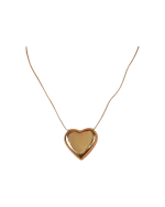 Κολιέ – μενταγιόν “καρδιά” απο ανοξείδωτο ατσάλι - Image 2
