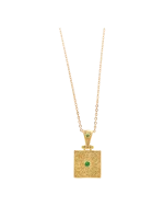 Μενταγιόν ασημένιο-επιχρυσωμένο Βυζαντινού στύλ