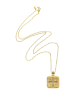 Μενταγιόν ασημένιο-επιχρυσωμένο “φλουρί κωνσταντινάτο” - Image 2