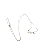 Κολιέ ασημένιο μέ ζιργκόν