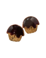 Σκουλαρίκια από ασήμι-επιχρυσωμένο καί σμάλτο – χειροποίητα